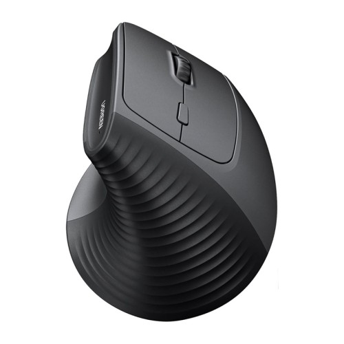 Bezprzewodowa mysz pionowa Ugreen M571, 2.4G, 4000 DPI, 1x AA (czarna)