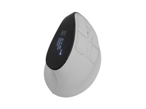 Mysz bezprzewodowa Natec Euphonie Pro wertykalna BT 5.0 4000DPI cicha programowalna biała