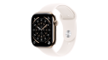 Smartwatch Apple Watch Series 11 GPS + Cellular koperta 46 mm z tytanu w kolorze złotym, pasek sportowy w kolorze łagodnego różu - rozmiar S/M - MFD54MP/A