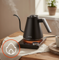 HUSLOG Czajnik z podstawką czarno-srebrny 1L HUS1069 Czajnik SmartControl