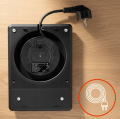 HUSLOG Czajnik z podstawką czarno-srebrny 1L HUS1069 Czajnik SmartControl