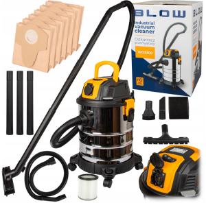 Odkurzacz przemysłowy BLOW WD3300 z gniazdem 230V