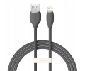 Kabel BASEUS Jelly USB-A-Lightning 1.2m (czarny) CAGD000001