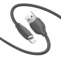 Kabel BASEUS Jelly USB-A-Lightning 1.2m (czarny) CAGD000001