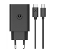 Ładowarka Motorola TurboPower 68W Wall Charger, 1m C-C cable, Black