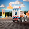MARIOINEX Klocki Mini Waffle City Stacja paliw, 148 elementów