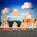 MARIOINEX Klocki Mini Waffle City Stacja paliw, 148 elementów