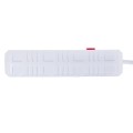 MACLEAN LISTWA ZASILAJĄCA, PRZEDŁUŻACZ 4 GNIAZDA + 3XUSB, 110-240V AC 50/60HZ, 2.1A MAX 2500W, 3M, BIAŁA MCE393 W