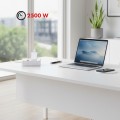 MACLEAN LISTWA ZASILAJĄCA, PRZEDŁUŻACZ 2 GNIAZDA + 3XUSB, 110-240V AC 50/60HZ, 2.1A MAX 2500W, 3 M, BIAŁA MCE388 W