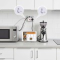 MACLEAN LISTWA ZASILAJĄCA, PRZEDŁUŻACZ 2 GNIAZDA + 3XUSB, 110-240V AC 50/60HZ, 2.1A MAX 2500W, 1.5M, BIAŁA MCE387 W