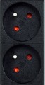 GEMBIRD LISTWA ZASILAJĄCA RACK (PDU) 9 GNIAZD FR, 1U, 16A, WTYK FR, 2M