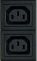 GEMBIRD LISTWA ZASILAJĄCA RACK (PDU) 10 GNIAZD C13, 1U, 16A, WTYK C20, 2M