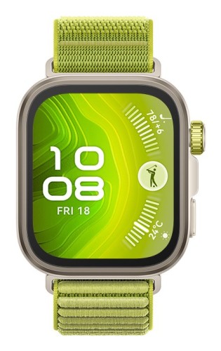 Smartwatch Huawei Watch FIT4 Pro, 3D Woven Žalias Strap, Titanium Body, Seiya-B29