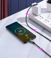 Kabel UGREEN US334 USB-C-USB-C 1m kątowy (czarny)