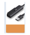 Adapter UGREEN CM321 USB-A-SATA 2.5" 50cm (czarny)