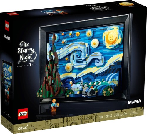 LEGO Ideas 21333 - „Gwiaździsta noc” Vincenta van Gogha