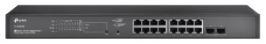 Switch TP-Link TL-SG2218P L2/L2+ Gigabit Ethernet (10/100/1000) Obsługa PoE 1U Czarny