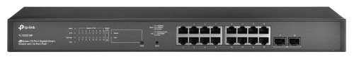 Switch TP-Link TL-SG2218P L2/L2+ Gigabit Ethernet (10/100/1000) Obsługa PoE 1U Czarny