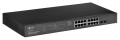 Switch TP-Link TL-SG2218P L2/L2+ Gigabit Ethernet (10/100/1000) Obsługa PoE 1U Czarny