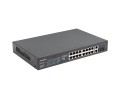 Lanberg Switch rack 19" POE+ 16x 100MB /2X COMBO GIGABIT ETHERNET 150W