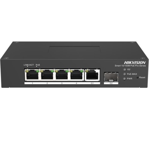 Hikvision DS-3T1306P-SI/HS 4 Port Fast Ethernet Smart Harsh POE Switch