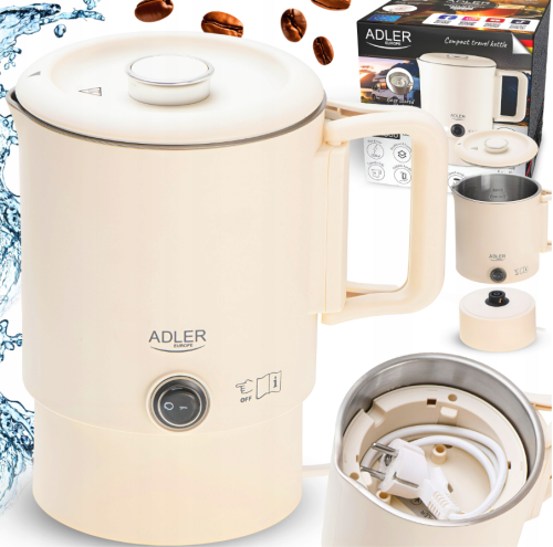 Adler AD 1388b Czajnik elektryczny 0,8L - turystyczny