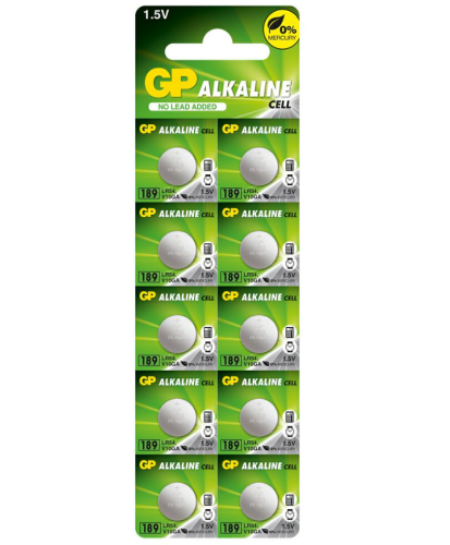 Bateria GP LR1130 LR54 189 G10 - Blister 10 sztuk 4891199015519