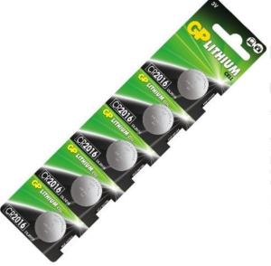 Bateria litowa GP CR2016 - Blister 5 sztuk 4891199001123