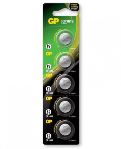 Bateria litowa GP CR1616 - Blister 5 sztuk 4891199001116