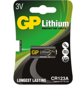 Bateria litowa GP CR123A lithium 3V LiMnO2 FOTO 4891199001086