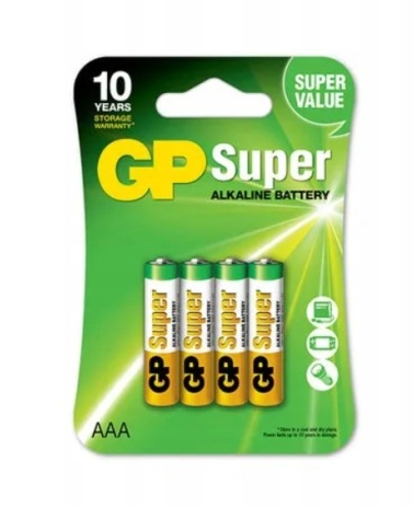 Bateria GP LR3 super alkaline - Blister 4 sztuki 4891199000058
