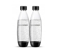 Zestaw butelek SodaStream Fuse Black 2 x 1L czarne - 2 sztuki