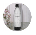 Zestaw butelek SodaStream Fuse Black 2 x 1L czarne - 2 sztuki