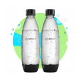 Zestaw butelek SodaStream Fuse Black 2 x 1L czarne - 2 sztuki