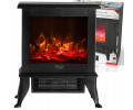 Adler AD 7754 Kominek elektryczny / 2 poziomy grzania: 1000W / 1800W