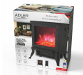 Adler AD 7754 Kominek elektryczny / 2 poziomy grzania: 1000W / 1800W