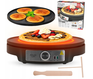 Adler AD 3093 Naleśnikarka dwustronna elektryczna 30 cm | 2 in 1 |