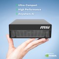 MSI AI EdgeXpert MS-C931 ARM Cortex-X925 10Core + ARM Cortex-A725 10Core 128GB LPDDR5x SSD4TB M.2 NVMe NVIDIA GB10 Grace Blackwell Superchip 1000 AI TOPS (FP4, Sparse) WiFi7 10GbE NVIDIA DGX OS