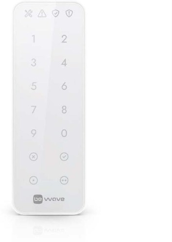 Bezprzewodowa klawiatura dotykowa BE WAVE (czarna typ AKP-200-B)