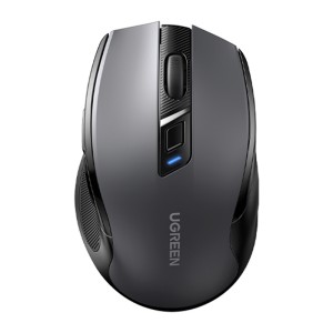 Mysz bezprzewodowa UGREEN MU006S BT+2.4GHz USB-C (czarna)