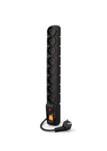 Listwa zasilająca Acar S8 (3m ; czarny)