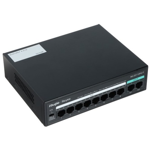 Switch POE RG-ES110FG-P 8-portowy Reyee