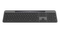 Logitech Signature Slim Solar+ K980 klawiatura Uniwersalne RF Wireless + Bluetooth QWERTZ Niemiecki Grafitowy