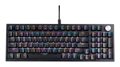 XPG SORCERER klawiatura Gaming USB QWERTY US English Czarny