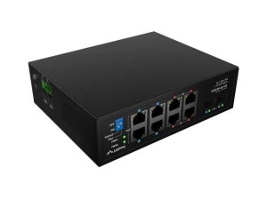 Switch niezarządzalny Lanberg light industrial POE 4XBT 4XAT 2XSFP DIN Gigabit ethernet