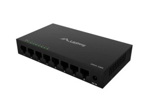 Switch niezarządzalny Lanberg 8x 1GB/s Gigabit Ethernet Desktop 12V (Obudowa metalowa)