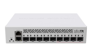 MIKROTIK RouterBOARD Cloud Router Switch CRS310-1G-5S-4S+IN + L5 (800MHz; 256MB RAM; 1x GLAN; 5x SFP; 4x SFP+) pulpit