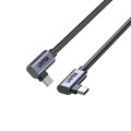 UNITEK KABEL USB-C KĄTOWY 90/90 PD 100W M/M 1M