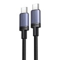 Kabel UGREEN L528 USB-C-USB-C 0.5m 100W (szary)