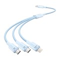 Kabel VENTION CTPLG USB-A-Lightning/USB-C/microUSB 1.5m 3A (niebieski)